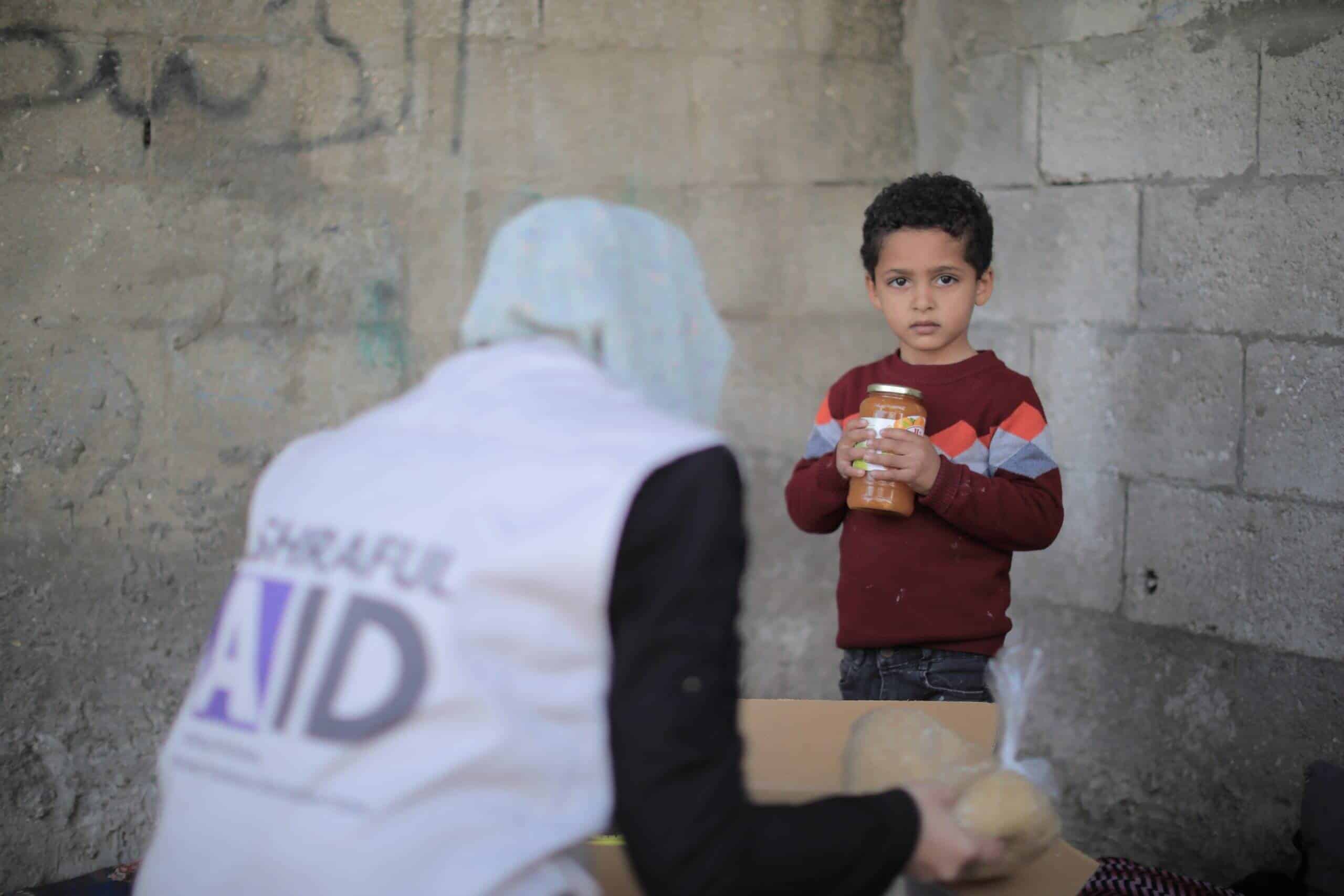 Your donations helping a child through AshrafulAid volunteer assistance