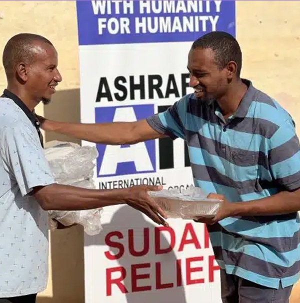 AshrafulAid providing emergency aid to families affected by crisis in Sudan