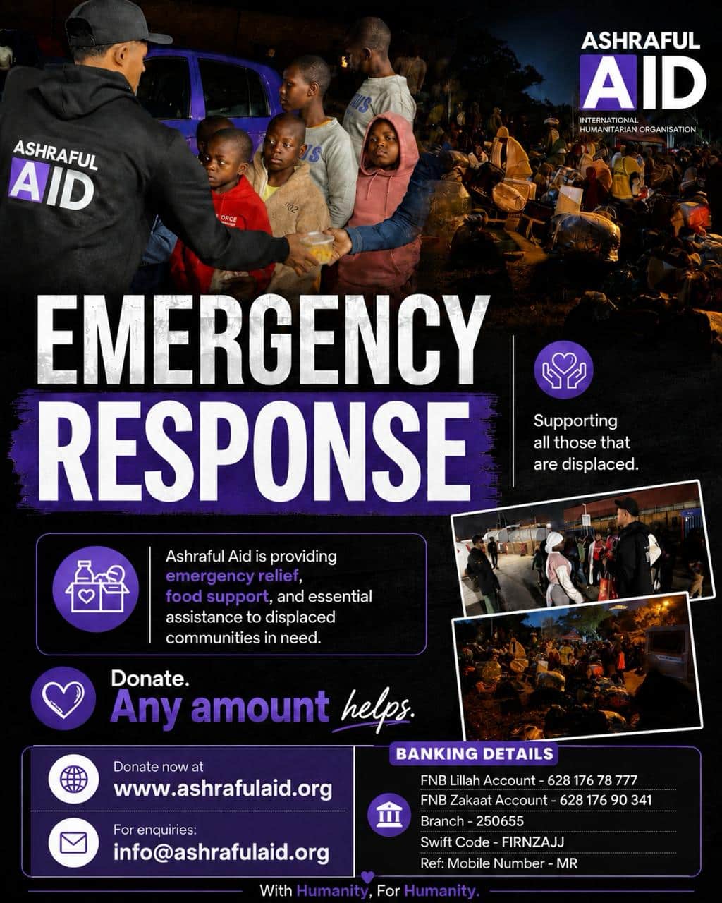 Ashraful Aid emergency response appeal